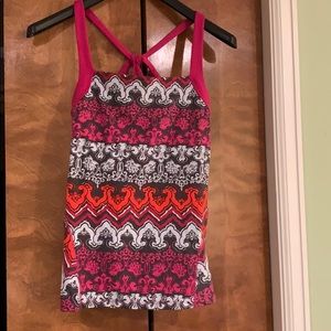 Soybu tank top with shelf bra